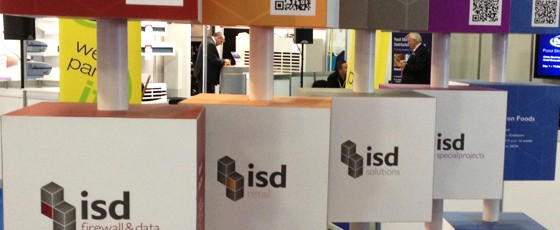 Bespoke exhibition design for ISD Solutions Snap Marketing